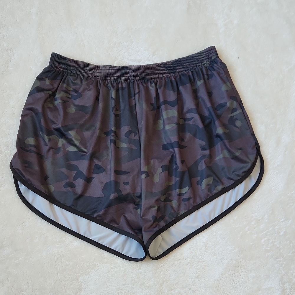 Savage Tactitians Camo Shorts, Size Large, Black Camo